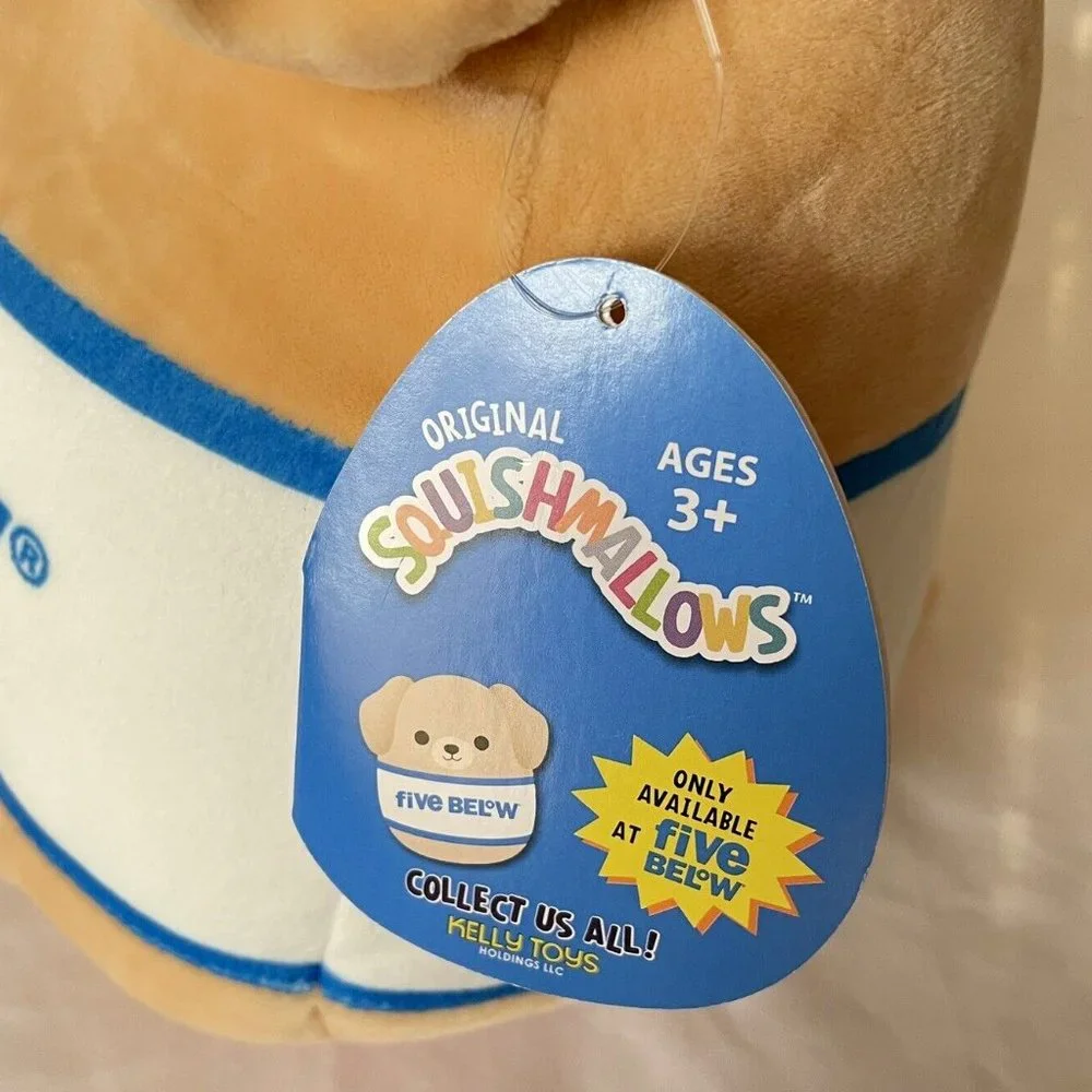NEW "Spencer" The Dog, Squishmallow Official Kellytoy Soft Squishy 9” NEW - Picture 4 of 13